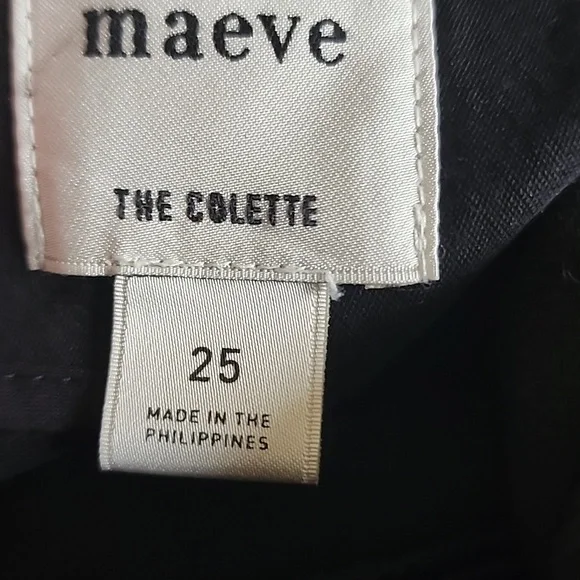 Antropologie Maeve The Colette Magic Fabric Ruffle Hem Crop Wide-Leg Pants Sz 25